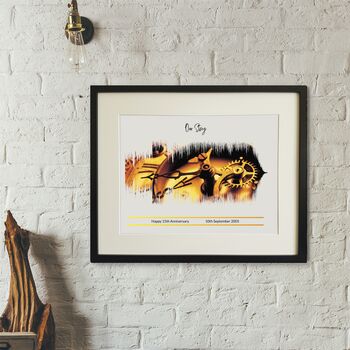 Personalised Favourite Song Playable Soundwave Print, 2 of 7