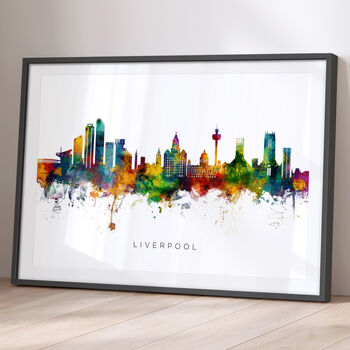 Liverpool Cityscape Skyline Print, 2 of 12