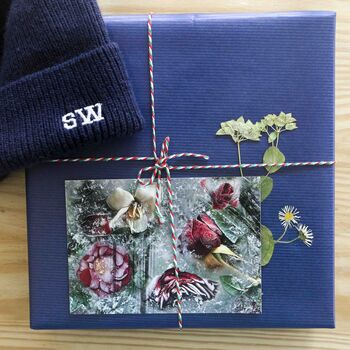 Men's Personalised Cashmere Wool Beanie Hat Gift, 5 of 5