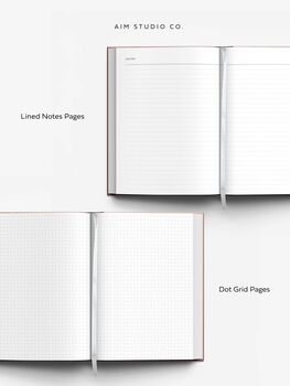 2026 Personalised A5 Weekly Planner With Gold Foil, 7 of 10