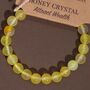 Power Bracelet Honey Crystal | Attract Wealth, thumbnail 3 of 3