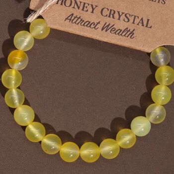 Power Bracelet Honey Crystal | Attract Wealth, 3 of 3