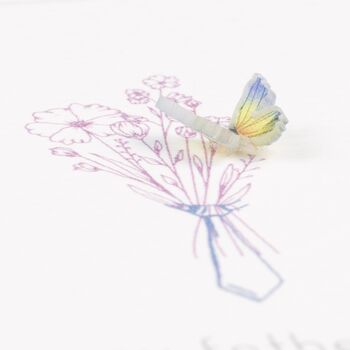 Handmade 'Happy Father's Day Mummy' Father's Day Card Butterfly, 3 of 7