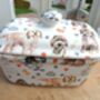 Lidded Butterdish In Cockerpoo Design, thumbnail 8 of 12