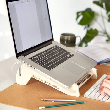 Personalised Portable Laptop Stand, 6 of 9