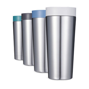 Circular Leakproof And Lockable Travel Mug 16oz White, 8 of 8