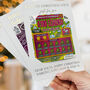 Personalised Christmas Scratch Card Holders, Xmas Lotto Holders Small And Large, thumbnail 3 of 8