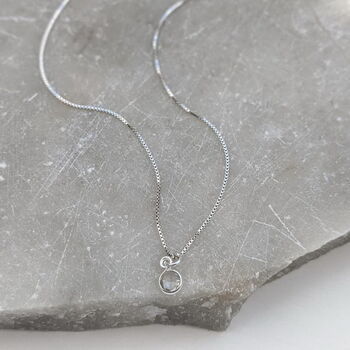 Crystal Quartz Gemstone Necklace, 2 of 5