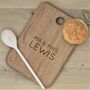 Personalised Solid Oak Chopping Board, thumbnail 3 of 9