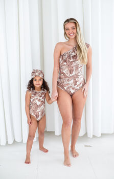 Matching Family Girl's Tropical Swimsuit, 2 of 8