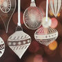 Mini Clear Bauble Christmas Decorations, thumbnail 2 of 3