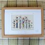 Personalised Family Picture Portrait Embroidery, thumbnail 2 of 12