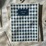 Gingham Blue Father's Day Card, thumbnail 1 of 8