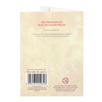 Toadstool Charm Necklace Card, 4 of 4