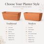 Wedding Or Anniversary Terracotta Trough / Window Box, thumbnail 3 of 3