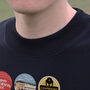 Cricket Beer Mats Oversized T Shirt, thumbnail 9 of 11