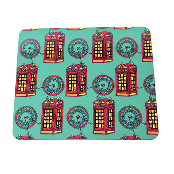 British Telephone Box Set Of Four Placemats, 2 of 2