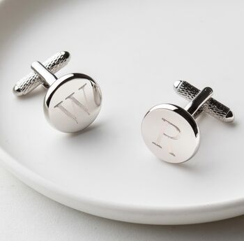 Personalised Round Cufflinks, 3 of 9