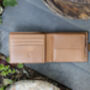Men's Luxury Tan Leather Wallet Notecase Design Rfid Safe Personalised, thumbnail 6 of 6