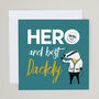 Hero And Best Daddy Card, thumbnail 1 of 2