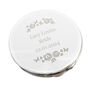 Personalised Vintage Rose Round Compact Mirror, thumbnail 4 of 5