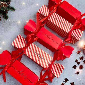 Personalised Diy Fillable Christmas Cracker, 3 of 3