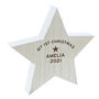 Personalised Wooden Star Decoration, thumbnail 5 of 5