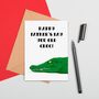 Large Size Old Croc Father's Day Card, thumbnail 2 of 2