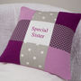 Special Sister Cushion Purple Spots, thumbnail 1 of 2