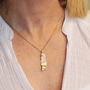 9ct Gold Feather Pendant Necklace, thumbnail 2 of 9
