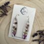 Drop Earrings With Pressed Flowers, thumbnail 1 of 4