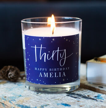 Personalised 30th Birthday Candle Gift, 2 of 5