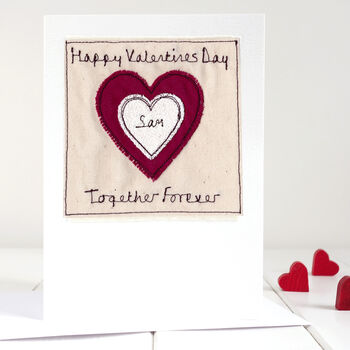 Personalised Heart Christmas Card For Him, Husband, Boyfriend, Fiancé, 8 of 12
