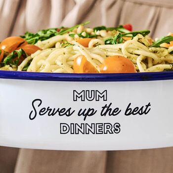 Personalised Enamel Serving Dish, 3 of 3