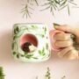 Giftboxed 3D Hedgehog Cup With Gold Rim, thumbnail 1 of 4