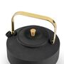 Cast Iron Teapot Shangdong 1000ml Black Steel Filter, thumbnail 6 of 7