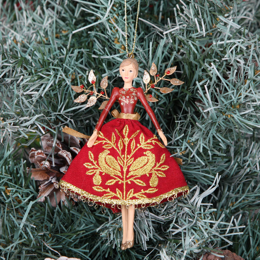 Traditional Fairy Angel Christmas Tree Decorations By Red Berry Apple