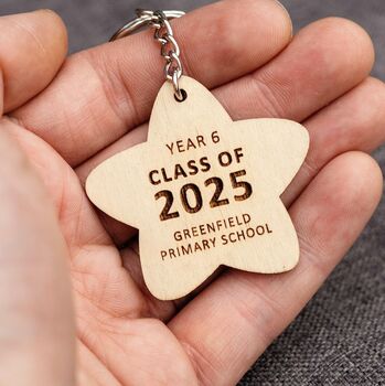 Personalised “Class Of 2026” Leavers Keyring – Custom Name And Year Keepsake, 7 of 8
