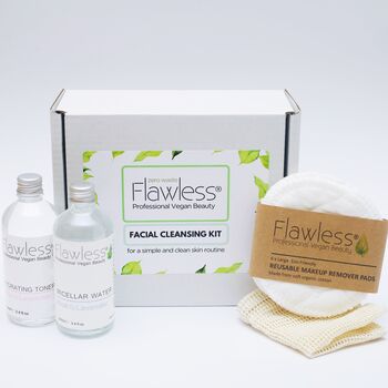 Vegan Facial Cleansing Kit, Naturally Clean Beauty, 2 of 9