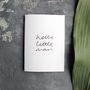 'Hello Little Man' Rose Gold Foil Baby Card, thumbnail 3 of 4