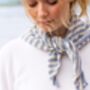New! Alpaca Stripe Neckerchief, thumbnail 1 of 11