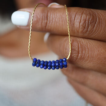 Lapis Lazuli Gemstone Necklace, 2 of 5