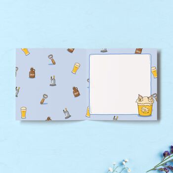 Cute Beer Anniversary Card | Funny Romantic Greeting Card, 2 of 4