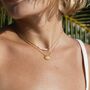 Asri Seashell Plated Necklace, thumbnail 7 of 7