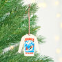 Personalised Alpine Ski Jumper Christmas Decoration, thumbnail 1 of 4