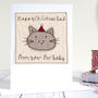 Personalised Cat Christmas Card For Him, Dad, Grandad, thumbnail 1 of 12