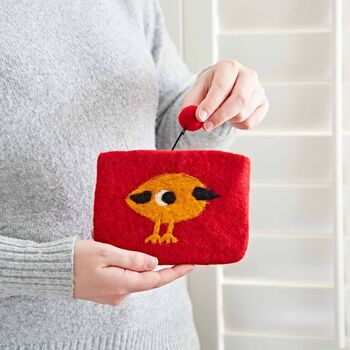 Felt Birdie Purse, 4 of 9