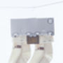 Set Of Three Neutral Children's Socks, thumbnail 2 of 3