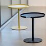 Contemporary Yellow Round Side Table, thumbnail 2 of 2