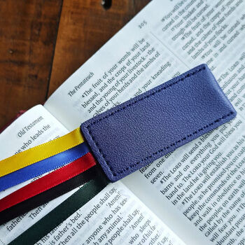 Personalised Leather Bookmark Gift For Book Lovers, 4 of 7